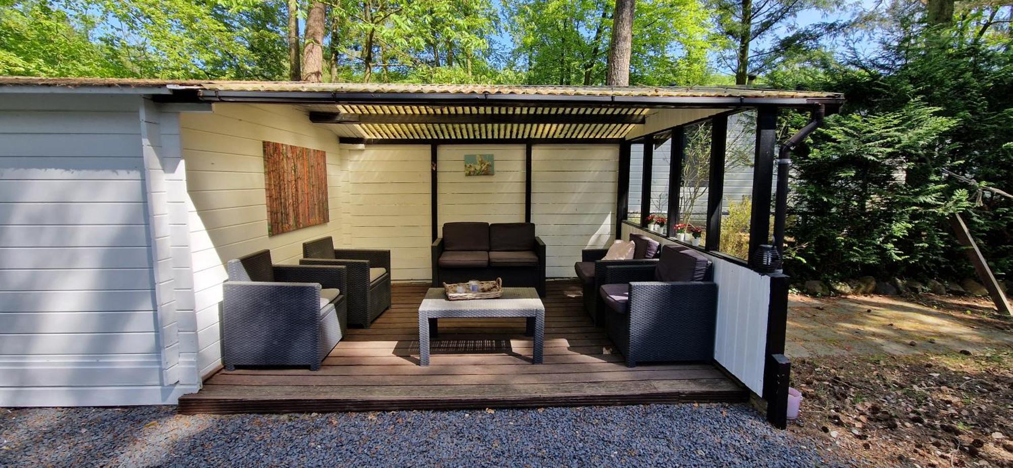 "Dennenhuisje" Op Bospark Ijsselheide Hattemerbroek Exterior foto